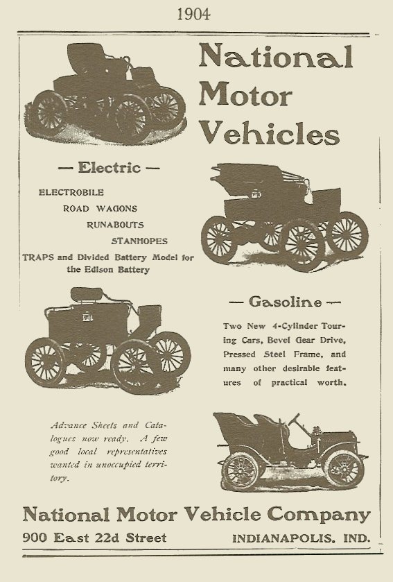 1904 National Auto Advertising